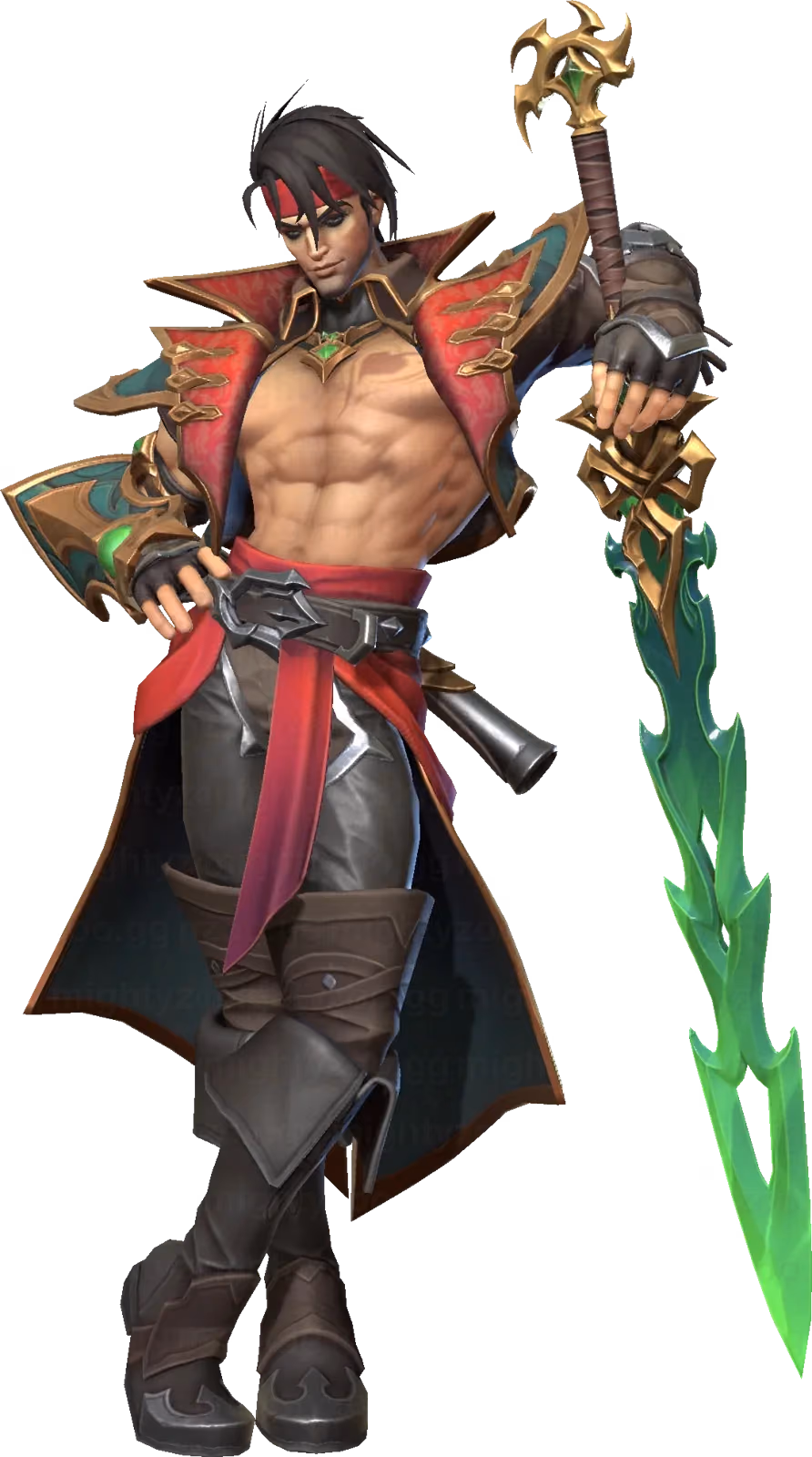 Leander full pose